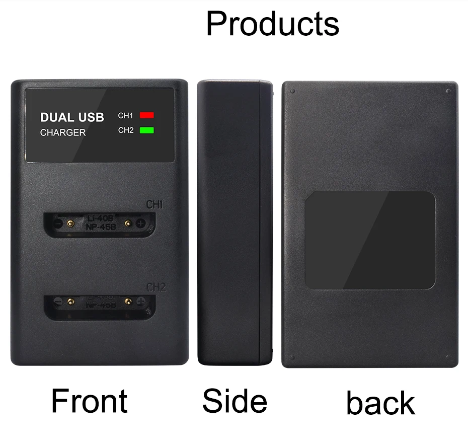 PALO Li-40B Li 40B Li-42B Li 42B batteria + caricatore USB LCD per Olympus per FUJIFILM fuji NP-45 NP 45 NP45 NP 45A 45B 45S EN-EL10