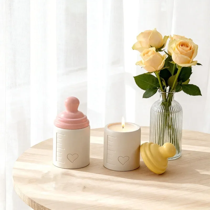 2026 New Epoxy Decoration Mold Easy To Use Love  Bottle Mold Aromatherapy Storage Box Mold Multi-Functional For Diy Projects Pen
