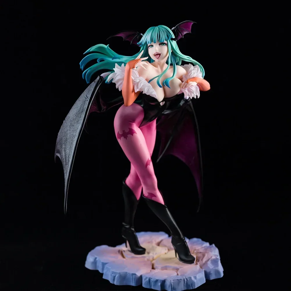 متوفر في المخزون Darkstalkers Morrigan Aensland Lilith Felicia أنيمي ألعاب شخصيات الحركة للأطفال لعبة مجسمة هدية عيد الميلاد والكريسماس مخصص