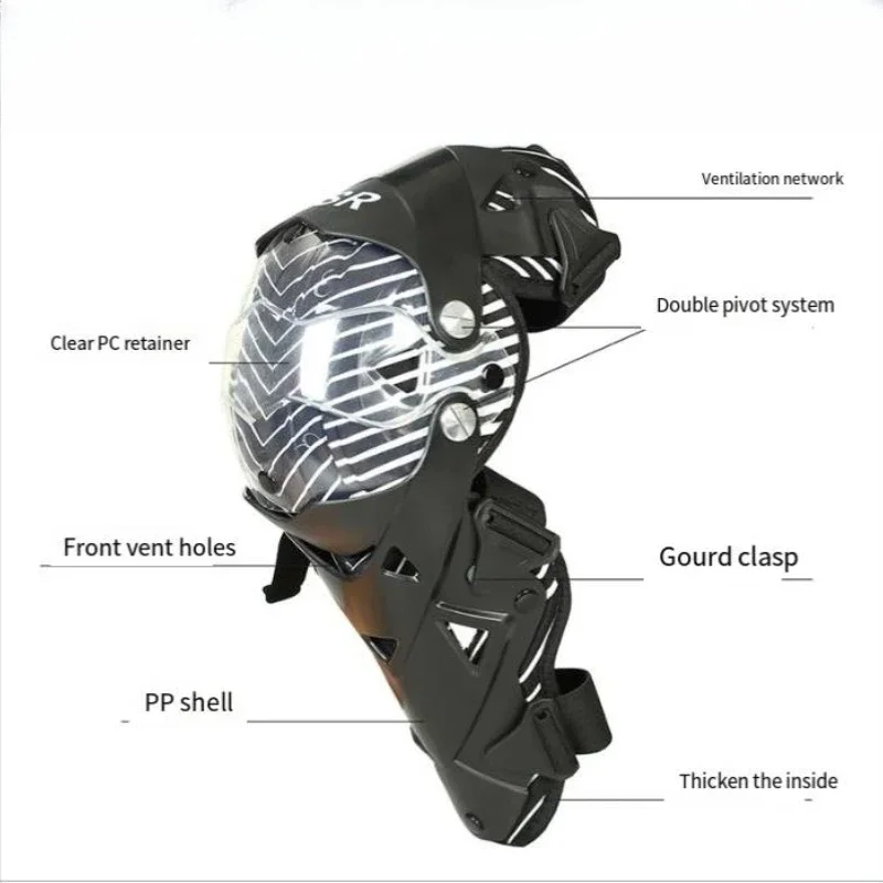 

Motorcycle riding kneepad anti-fall, windproof and warm-keeping leg-guard motorcycle protective equipment.