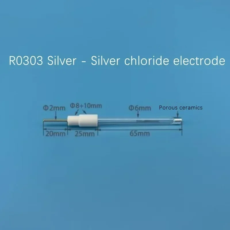 Ag / AgCl reference electrode. R0302 / R0303 silver chloride electrode. Detachable silver chloride electrode