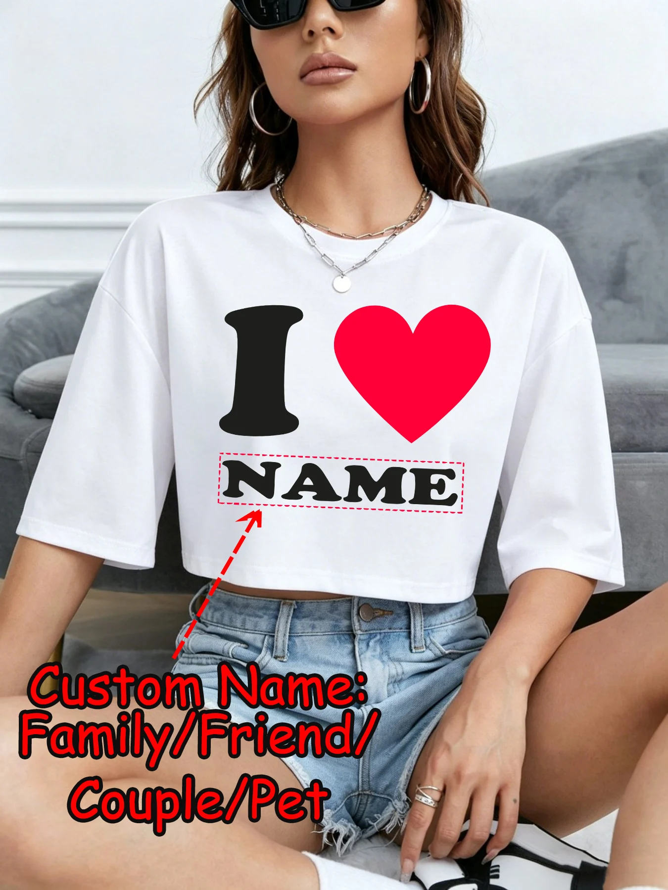 T-shirt court personnalisé DIY - Summer Clothing Names avis et prix