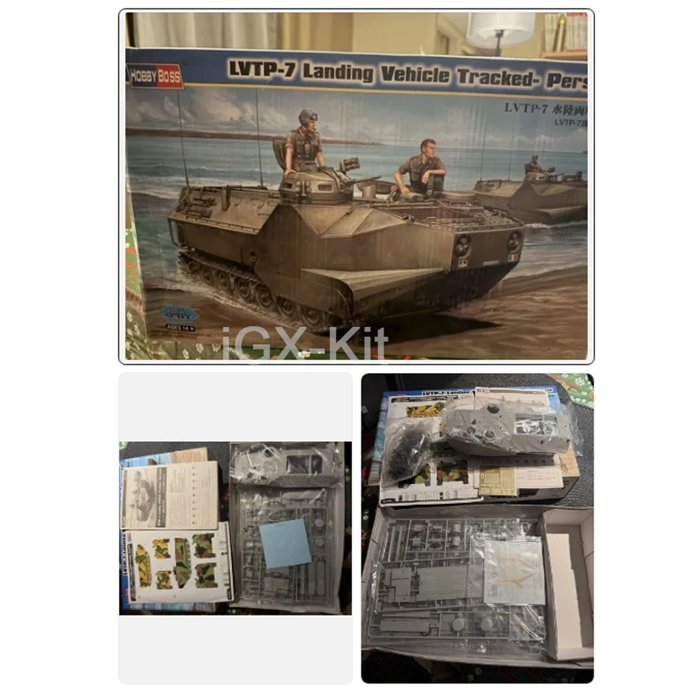 Hobbyboss 82409 1:35 Scale LVTP7 LVTP-7 Landing Vehicle Tracked Personnel Plastic Assembly Model Kit Hobby Building Craft Toy