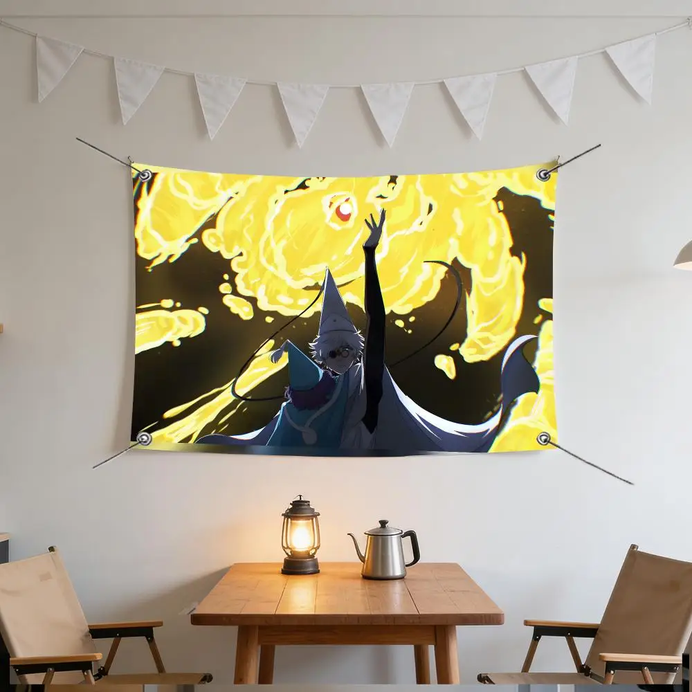 Anime Romance Art Witch Hat Atelier Flags Specialized for indoor and outdoor home decorations, outdoor camping, and bar parties