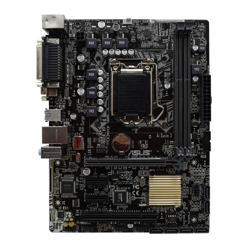 ASUS B150M-D D3 Motherboard LGA 1151 intel B150 DDR3 64GB support Core 6100 7300 6600 7600 7700 G4600 cpu Micro ATX