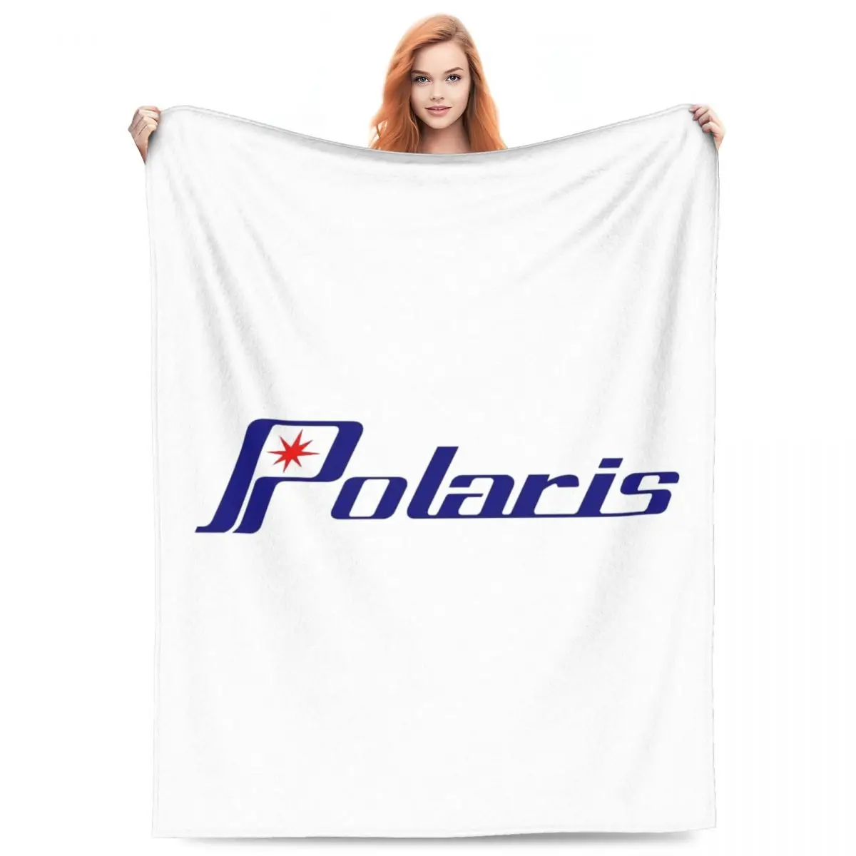 

Polaris Logo Blankets Flannel Sofa Throw Blanket Warm Throw Blankets for Home Bedroom Outdoor Throws Bedspread Quilt