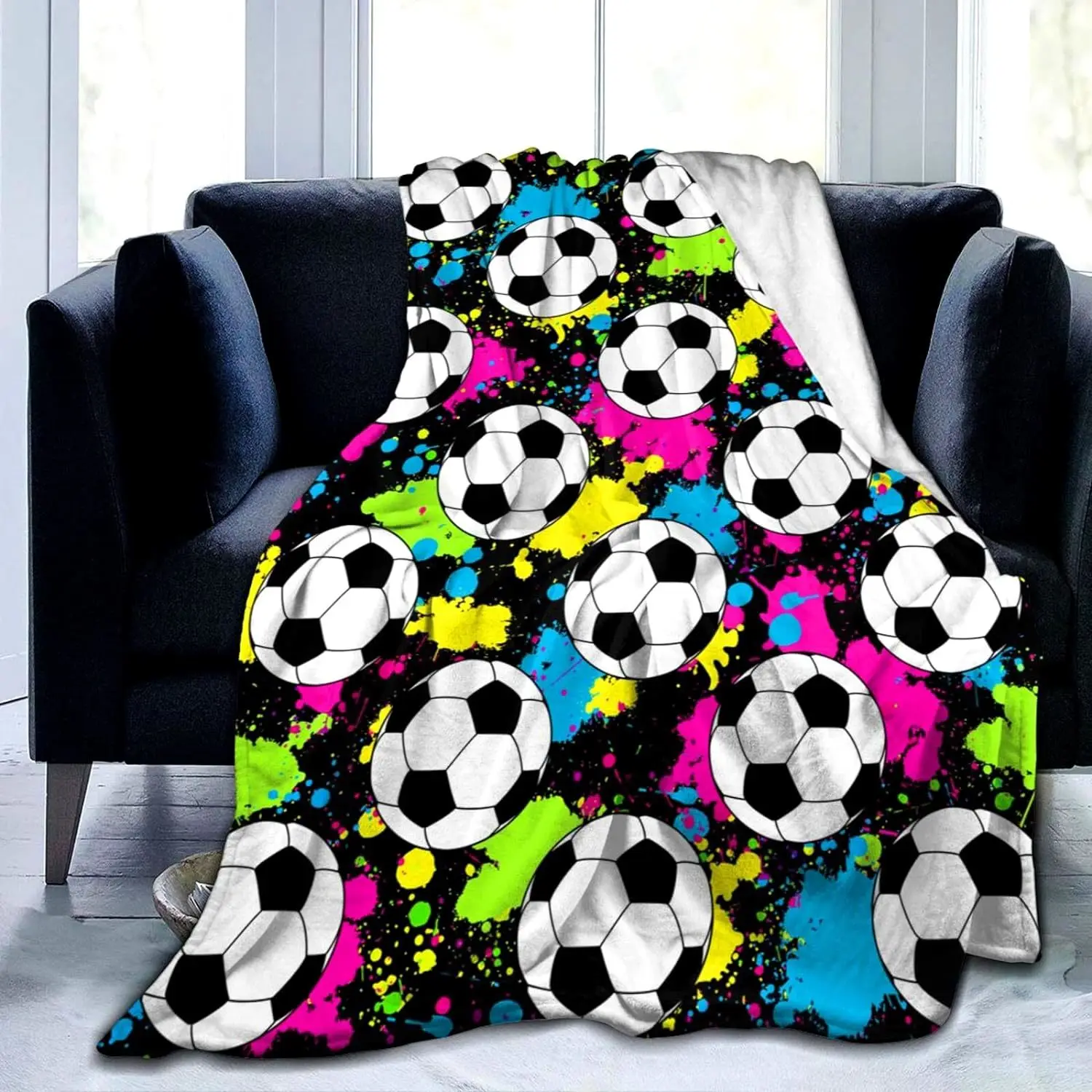 Softball Blanket Super Soft Flannel Blankets and Throws Outdoor Ball for Bedding Boys Girls Adults Gifts