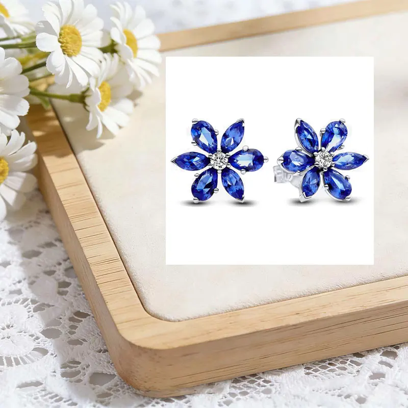 

2026 High-Quality Fashion Classic 925 Sterling Silver Time Simple Earrings Elegant Style