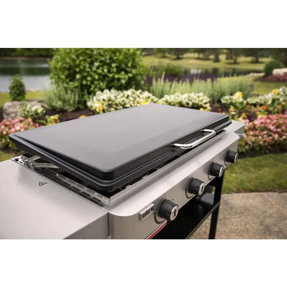 36 "Gas grill, 4 Brenner, schwarz