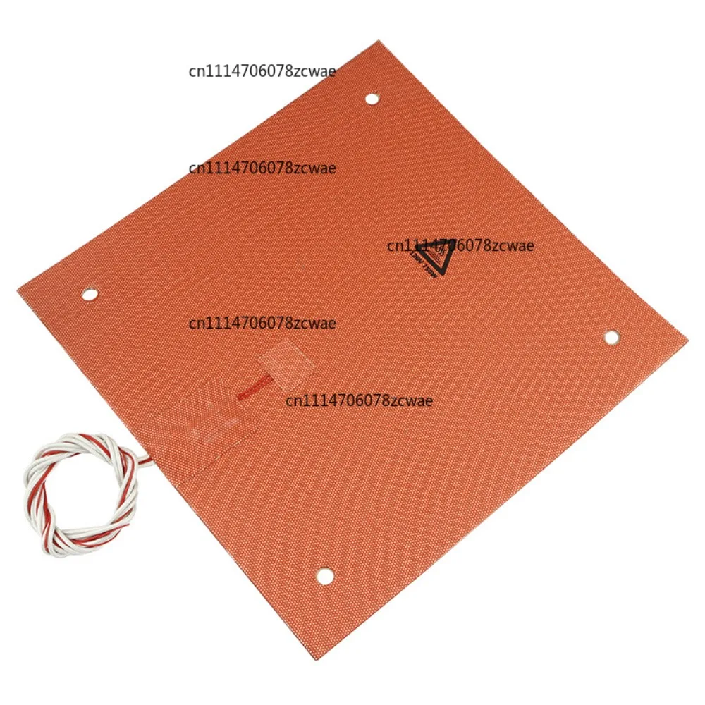 ZOCI-FOR 3D printer accessories 310 * 310mm220V 750W open hole imported hot bed silicone pad with 3M glue temperature resistance