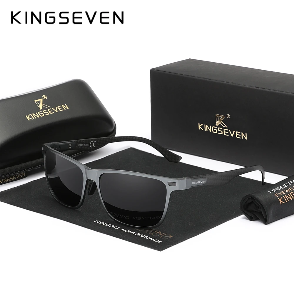 Kingseven New Design Sunglasses High Quality For Men Women Driving Polarized UV400 Blocking Glasses Pilot Clycling Eyewear