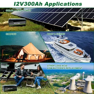 新しい12V 24V 48V 100AH 200AH 300AH LIFEPO4バッテリー12.8V 51.2Vリチウム鉄リン酸バッテリービルトインソーラーボート税 8ベストセールス12V 100AH LifePO4 -3 -3
