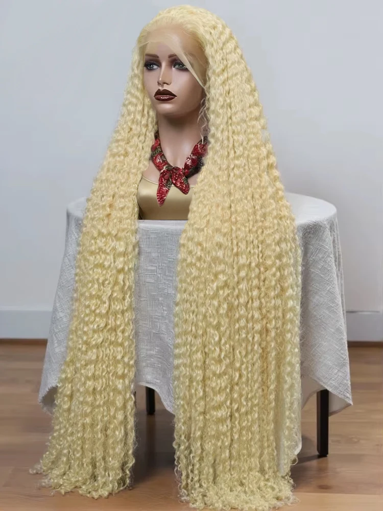 

613 Deep Wave 13x6 HD Lace Front Human Hair Wigs Colored Honey Blonde Natural Curly Wavea Lace Frontal Wig Preplucked Baby Hair