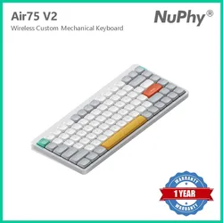 Nuphy Air75 V2 Draadloos Aangepast Mechanisch Toetsenbord