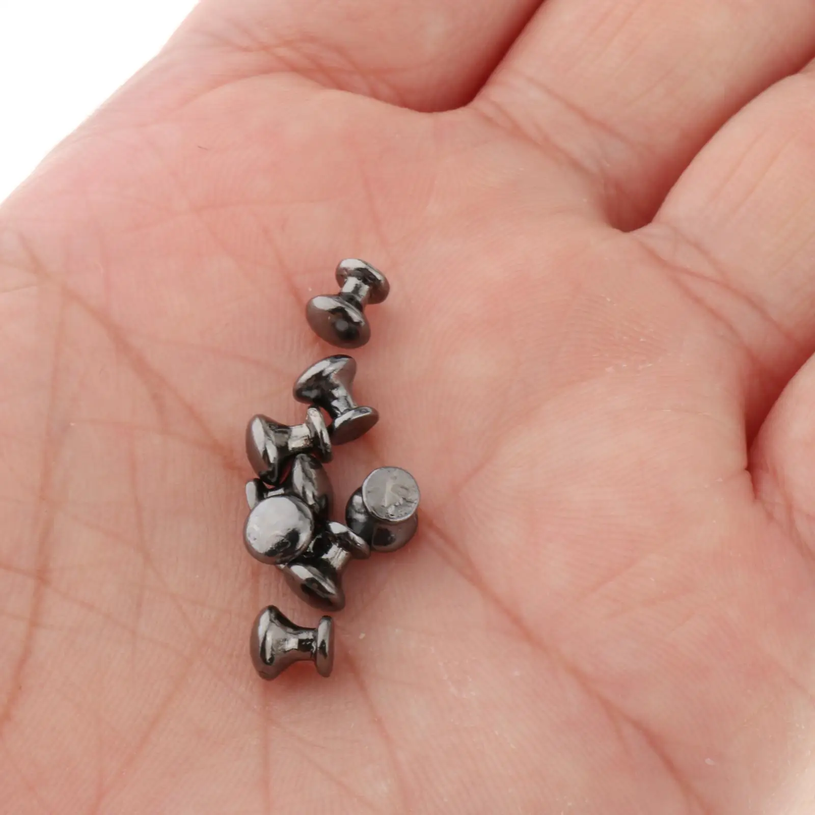 

Металлические миниатюрные ручки-кнопки для дверей кукольного домика, круглые ручки-заглушки для кухонного набора кукольного домика