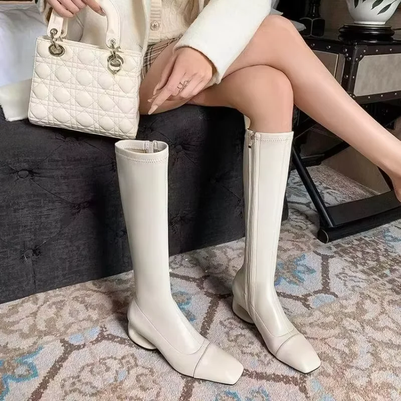 Women Fashion Youtube - Minimalist Tarz Diz Üstü Botlar, Kadınlar