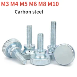 M3 M4 M5 M6 M8 M10 GB834 Galvanized Carbon Steel High Head Knurled Hand Screw Large Head Step Screw Adjustment Bolt
