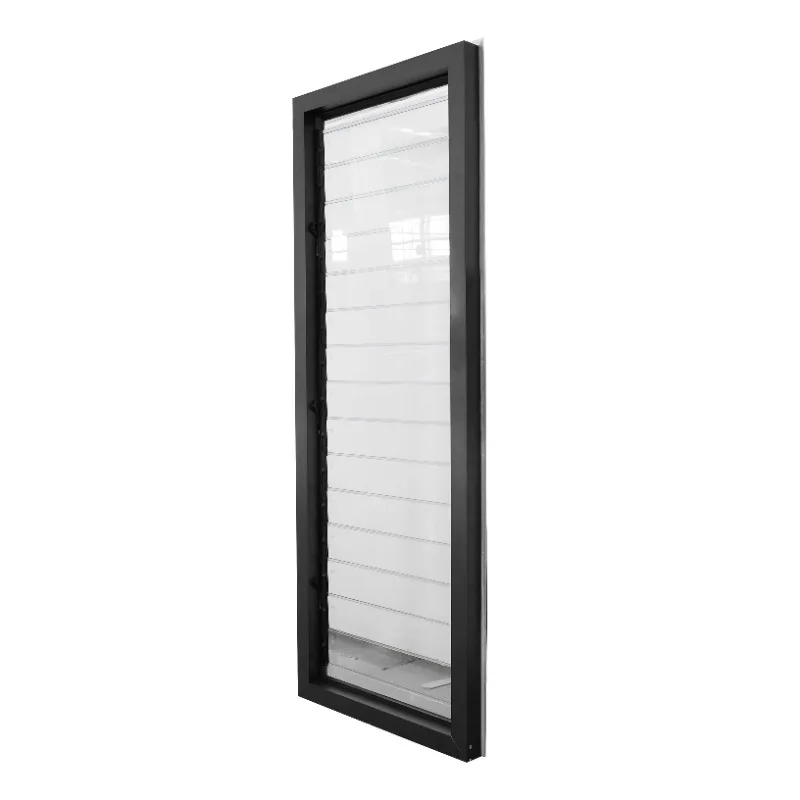 Louvre windows come with a variety of frame colours beautifully designed Aluminum louvre window for home