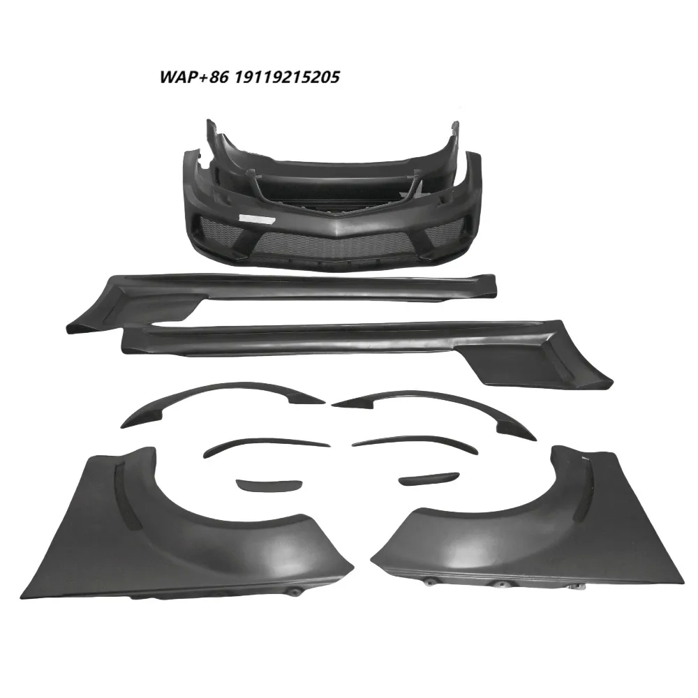 High Quality BS Style Body Kit for   C Class W204 C63 Car Accessories Upgrade Front Rear Bumper Fenders New