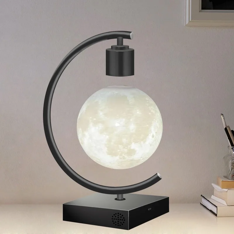Three-color dimming Bluetooth audio LED desk lamp night light magnetic ornament