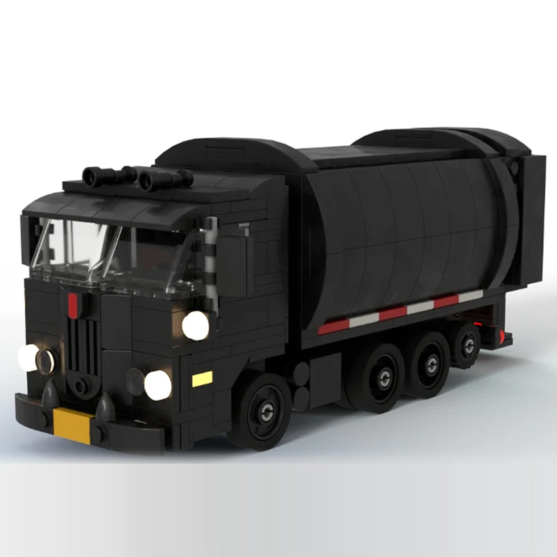City Car Model MOC Building Bricks Classic City Garbage Truck Modular Technology Children Holiday Gifts Assemble Toys Suit
