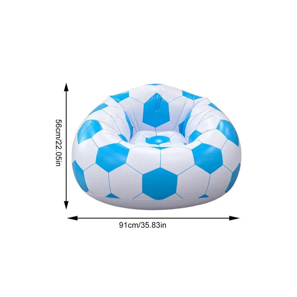 Inflatable Basketball Sofa Bean Bag Chair Air Lounge Couch Waterproof PVC Football Lazy Sofas Leisure Relaxing Chair for Outdoor view 6
