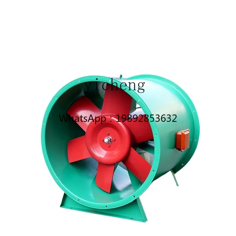 

F1 mixed flow fan axial flow exhaust pressurized air supply