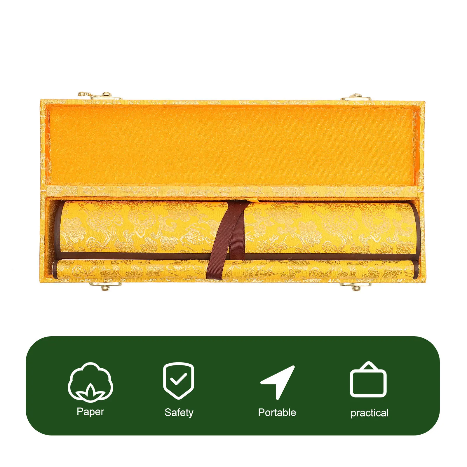 مجموعة واحدة من ورق الخط الصيني، لوحة التمرير الممتازة، ورق الخط الفارغ، ملحقات الكتابة المحمولة المتينة