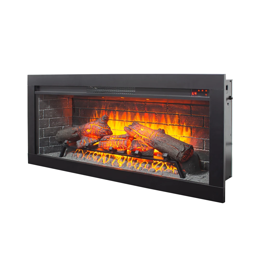 42 inch Infrared Electric Fireplace with Removable Trim kit Insert, Touch Panel Home Decor Heater