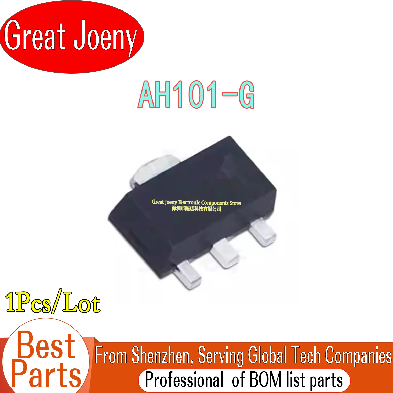 

100% New Original AH101-G AH101 IC Chipset SOT-89