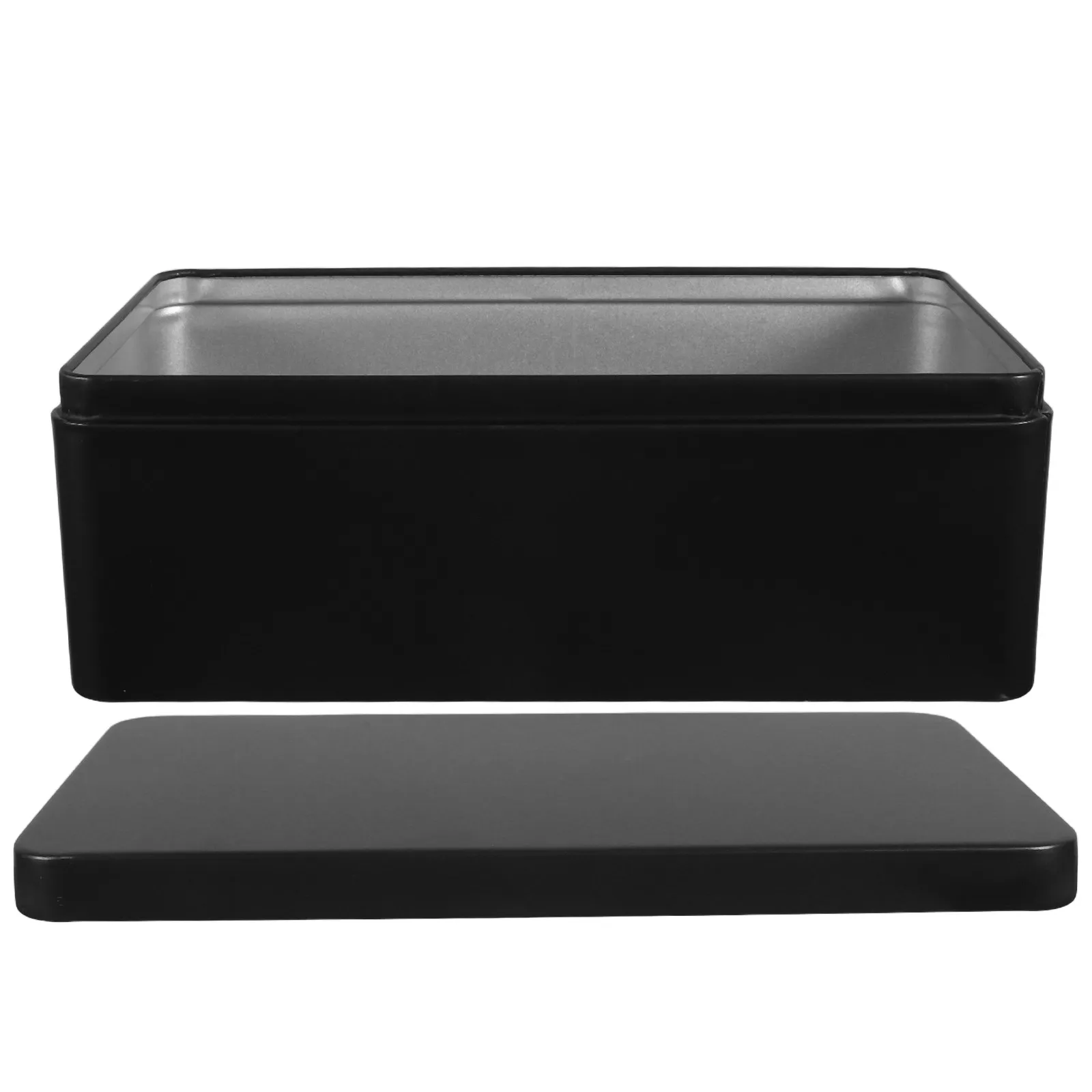 

Metal Cash Box Rectangular Money Storage Case Lid 7.5x4.3in Portable Banknote Holder Cash Organizer Home Business Currency
