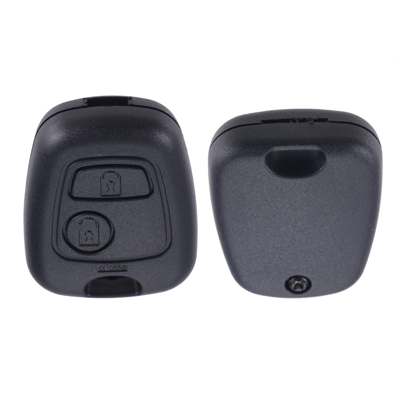 2 Buttons Remote Control Car Key Case Replacement Fob Key Shell Fit for Peugeot 106 107 206 207 306 307 406 407