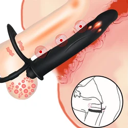 더블 침투 딜도 코크 링 엉덩이 플러그 여성 마사지 자위대, 섹시한 상점, 에로틱 섹스 토이, 커플 용품, 성인 18 세 이상