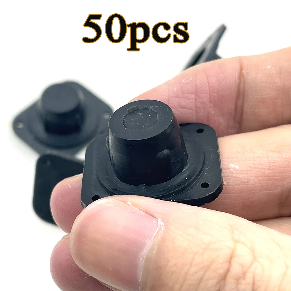 50PCS Plastic Nicot Rearing Black Larve Holder Fixture Fixing Block With Hole On Frame Beekeeping Breeding Tools Supplies