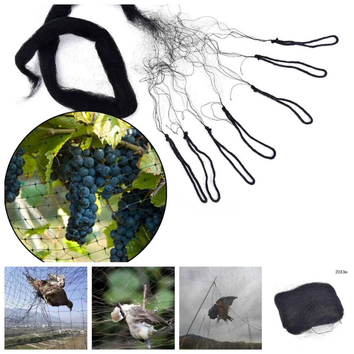 Gardening Tools For Vines - Kuş Önleyici Naylon Ağ Bahçe Havaalanı