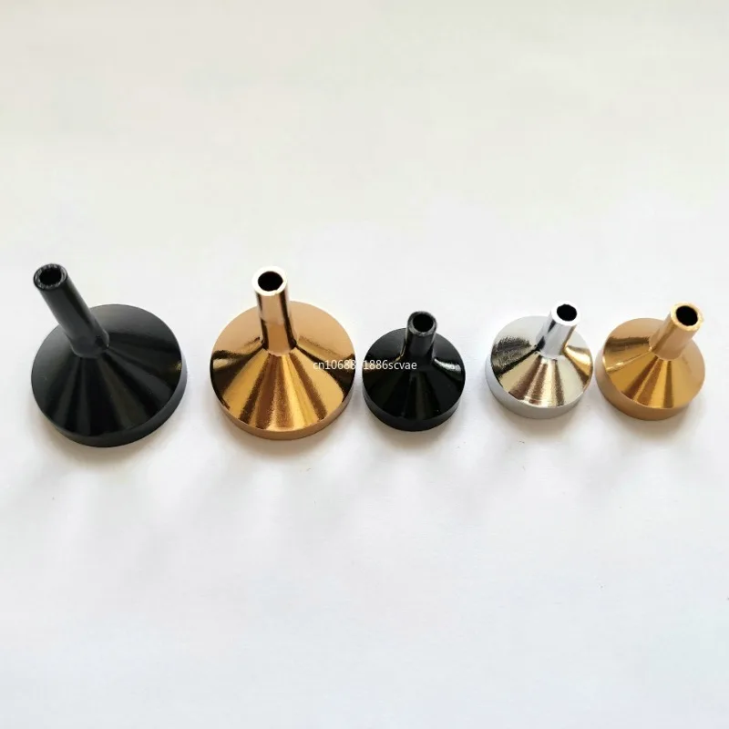 قمع صغير من الفولاذ المقاوم للصدأ ، فم واسع ، عطر ، أدوات تعليب ، إكسسوارات مطبخ