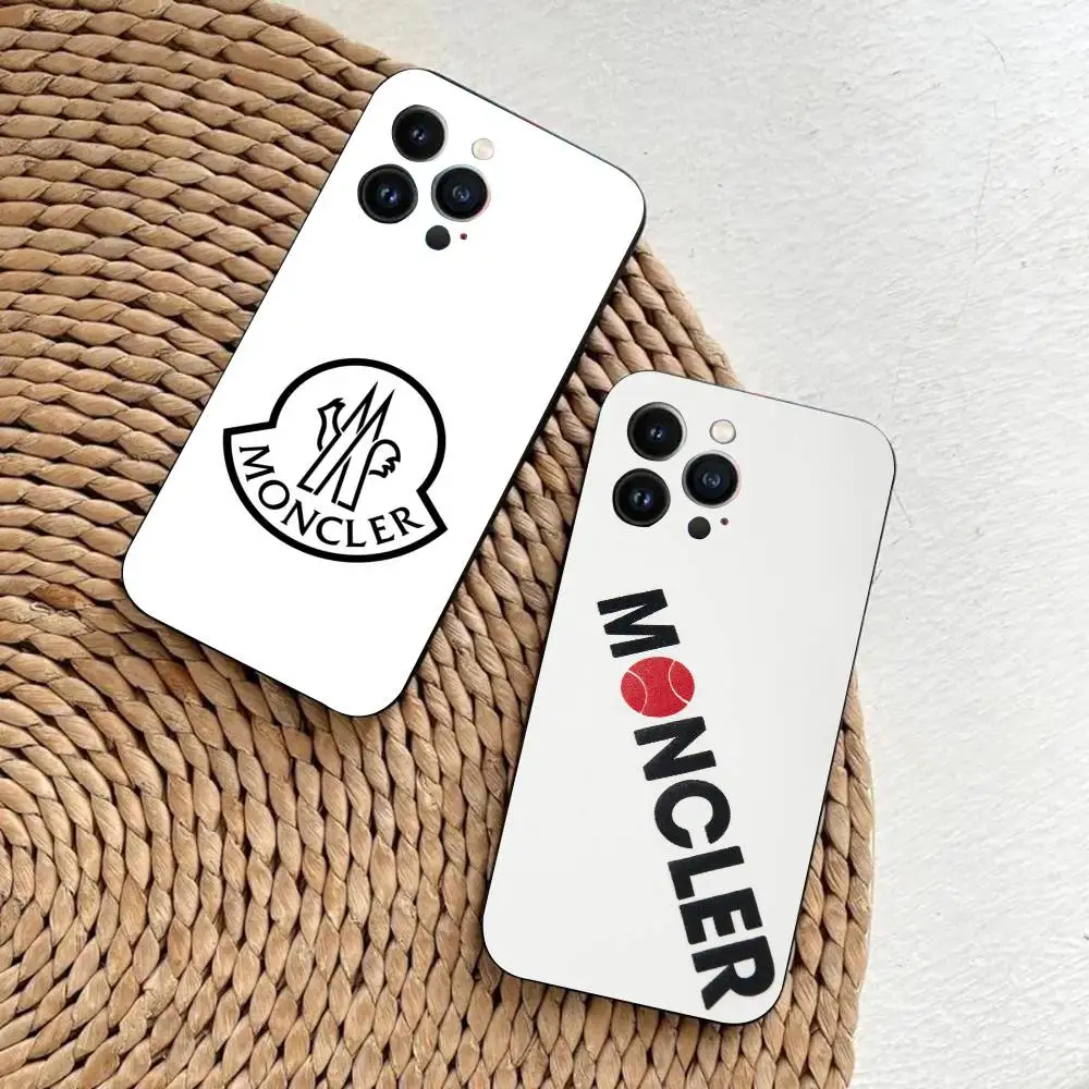 Custodia per telefono M-Moncler-r di lusso alla moda per iPhone 17 16 15 14 13 12 11 PRO MAX PLUS Mini Custodia morbida in pelle TPU regalo