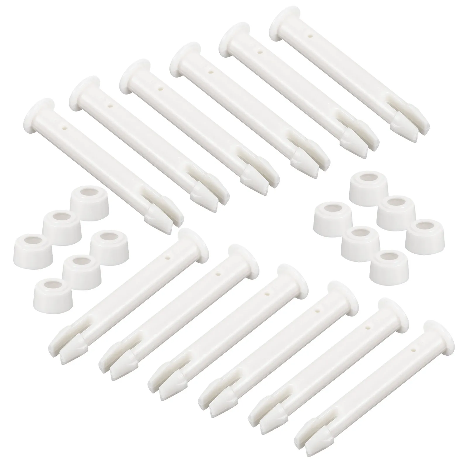 

12 шт. сменных соединительных штифтов для бассейнов, высококачественные пластиковые Т-образные соединители с уплотнителями для металлических каркасных бассейнов 2.36