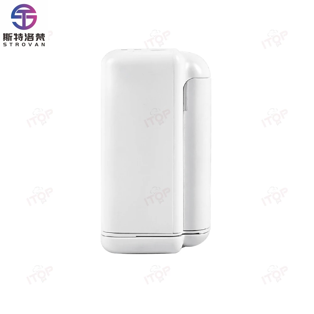 STLF JW طابعة صغيرة لاسلكية محمولة للهاتف المحمول توصيل طباعة محمولة طابعة نافثة للحبر صغيرة باللون الأزرق