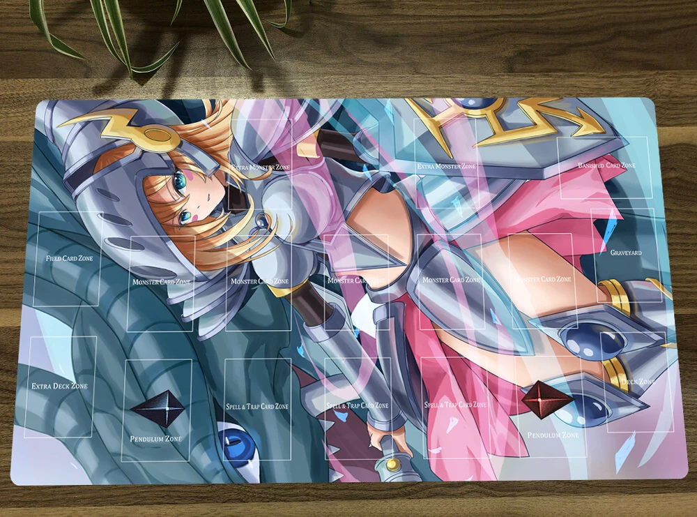 

YuGiOh OCG Dark Magician Girl TCG Mat Trading Card Game Mat CCG Duel Playmat Table Desk Mat Mousepad Mouse Pad 60x35cm