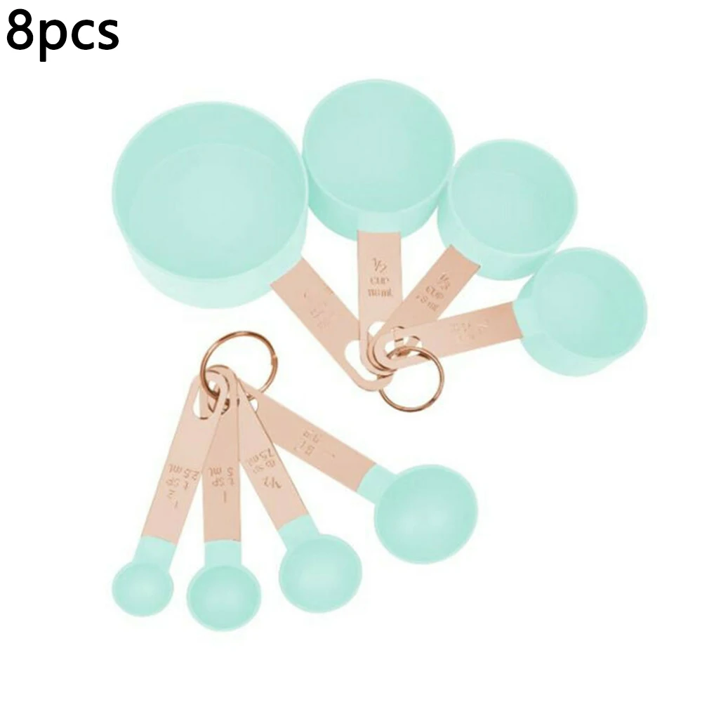 8Pcs/Set Kitchen Tools Measuring Spoons Set Teaspoon Coffee Sugar Scoop Cake Baking Measuring Cups Kitchen Cooking Baking Tools