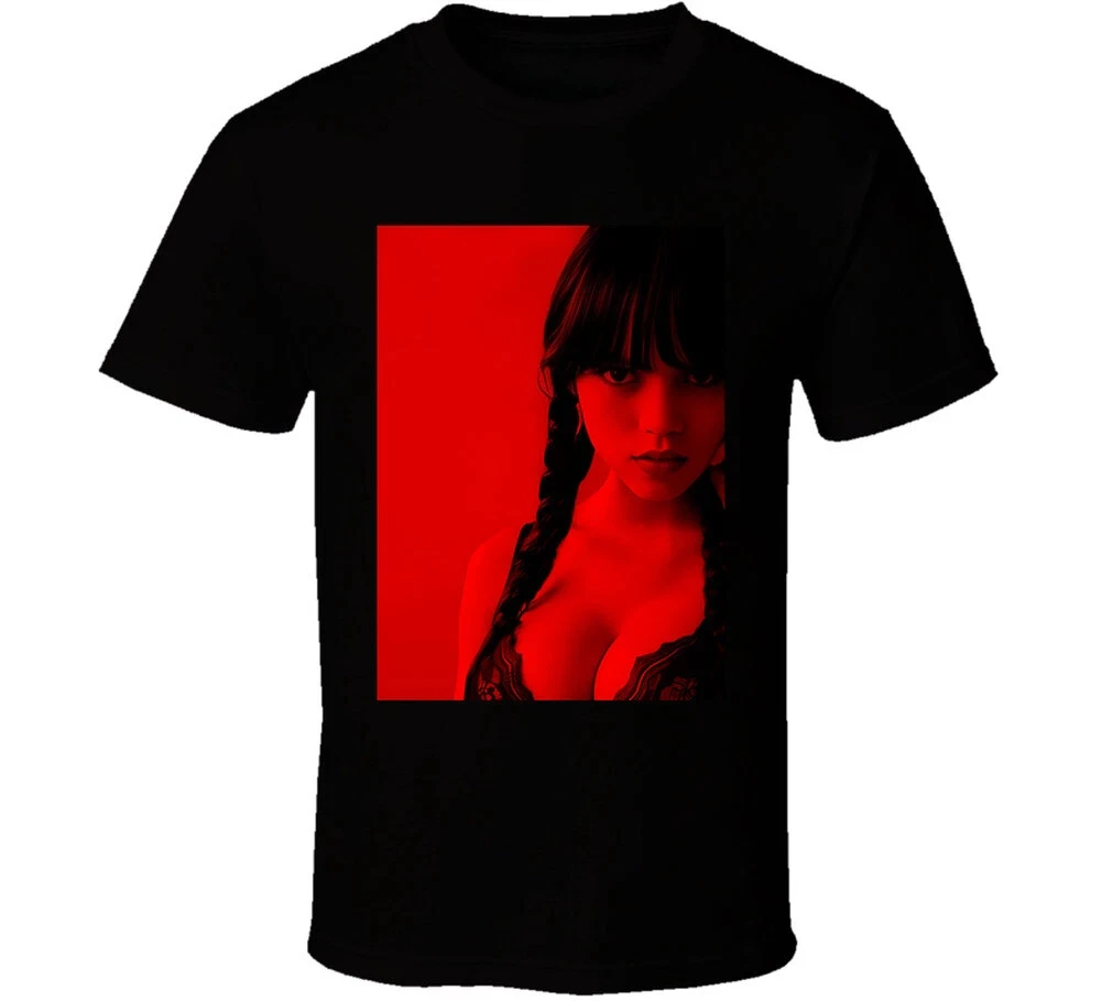 

Jenna Ortega Graphic Printing Summer Luxury Brand Cotton Men's and Women's T-Shirts Short Sleeves Street Fashion Trend