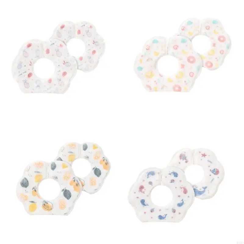 

KXRD 20xCartoon Print Drooling Bibs Teething Towel Infant Disposable Saliva Towel