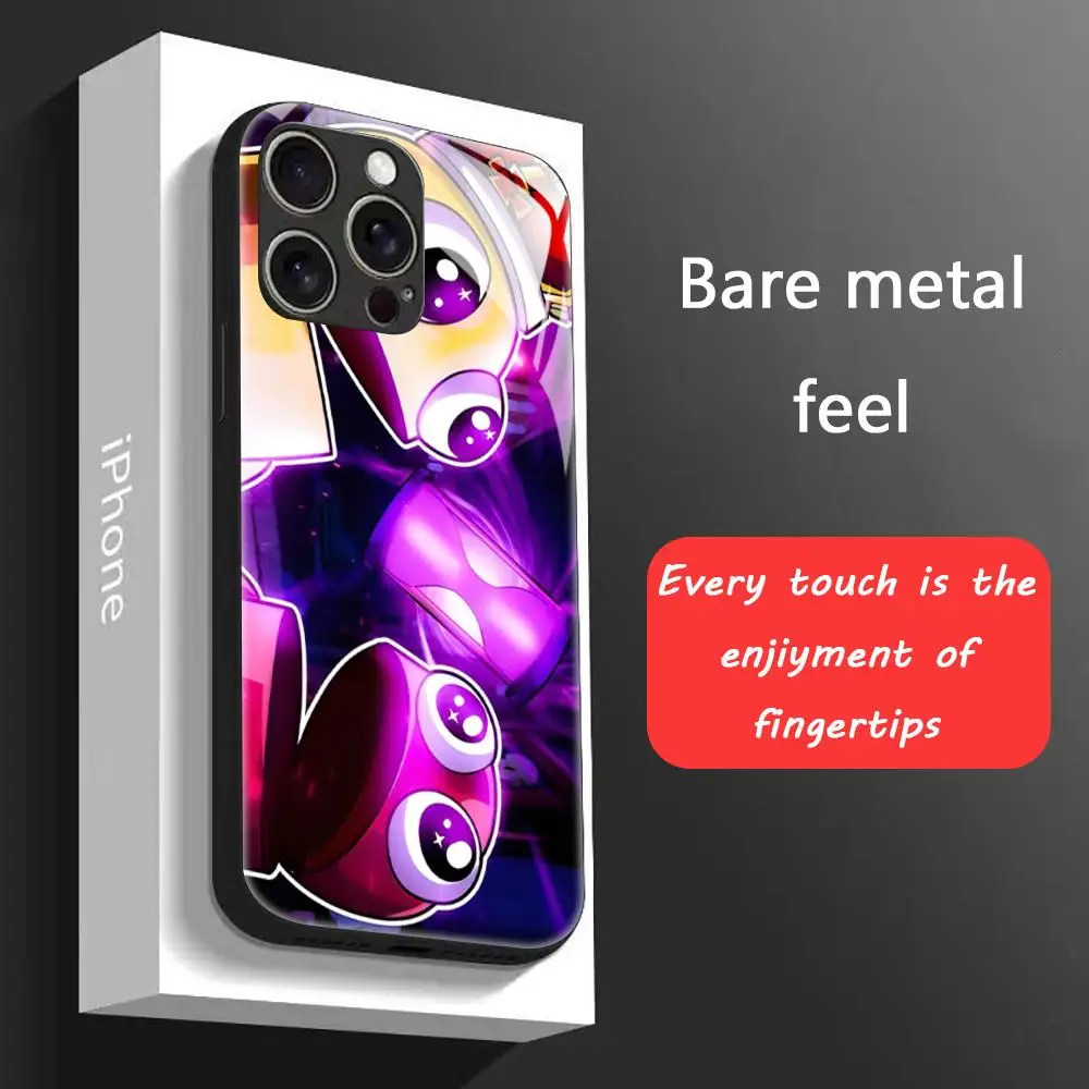 شعبية REPO لعبة كول جراب هاتف آيفون 16 15 14 13 12 11 X XR XS 8 Plus Mini Pro Max الزجاج المغناطيسي جراب هاتف #3