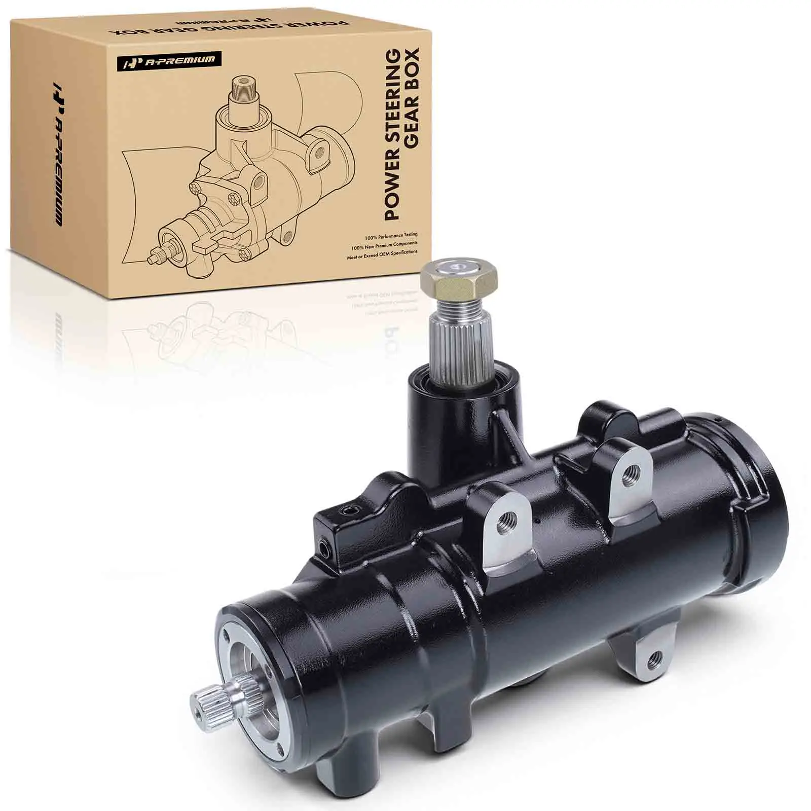 A-Premium Power Steering Gear Box for Chevrolet Malibu Impala Camaro 1977-1979 Jeep Cherokee J10 1977-1979 Buick Regal 1977-1979