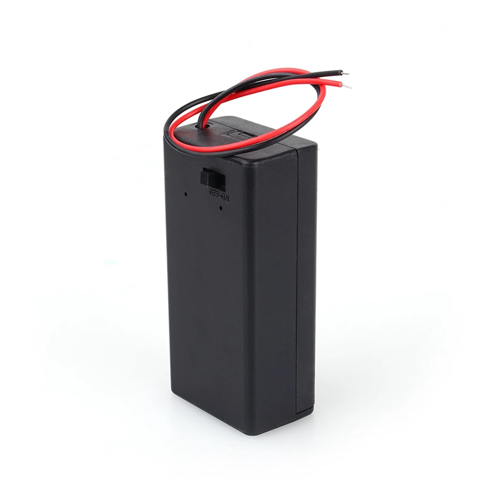 9V Volt PP3 Battery Holder Box DC Case w/ Wire Lead ON/OFF Switch Cover Durable