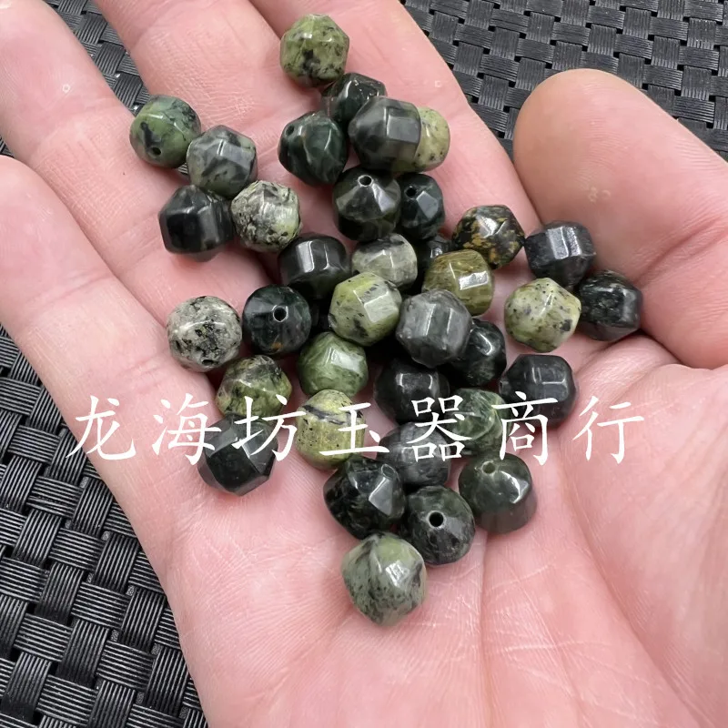 Jade Scattered Beads Tibetan Jade as Right as Rain Scattered BeadsdiyBracelet Necklace Prayer Beads Accessories Scattered Beads