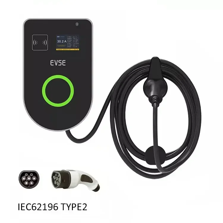 

7kw 32a ac ev charger type 1 and type 2 fast charging station