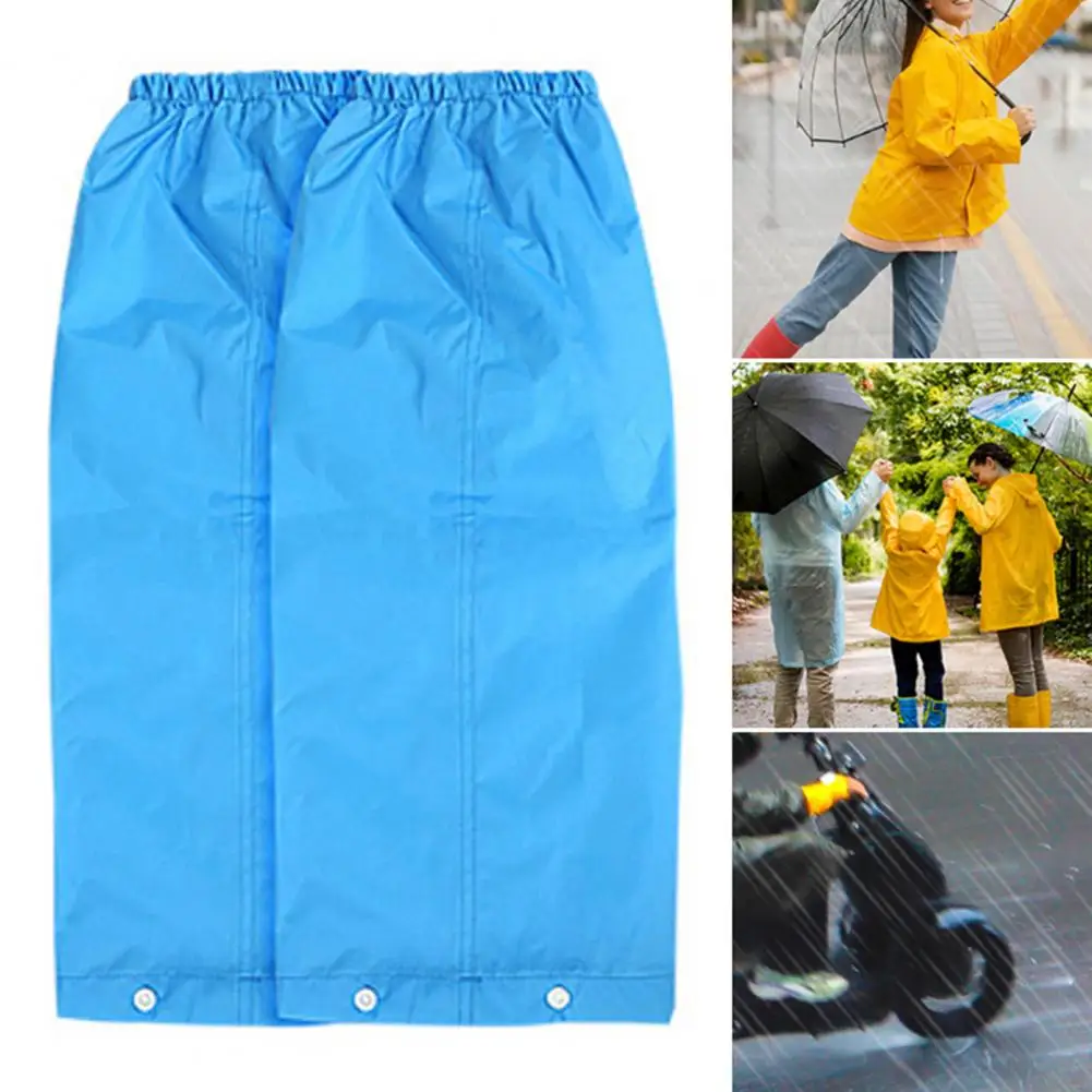 1 Pair Outdoor Leg Gaiter Waterproof Snap Button Elastic Hiking Climbing Hunting Cycling Boot Guard Protector Cover 다리 걸음걸이