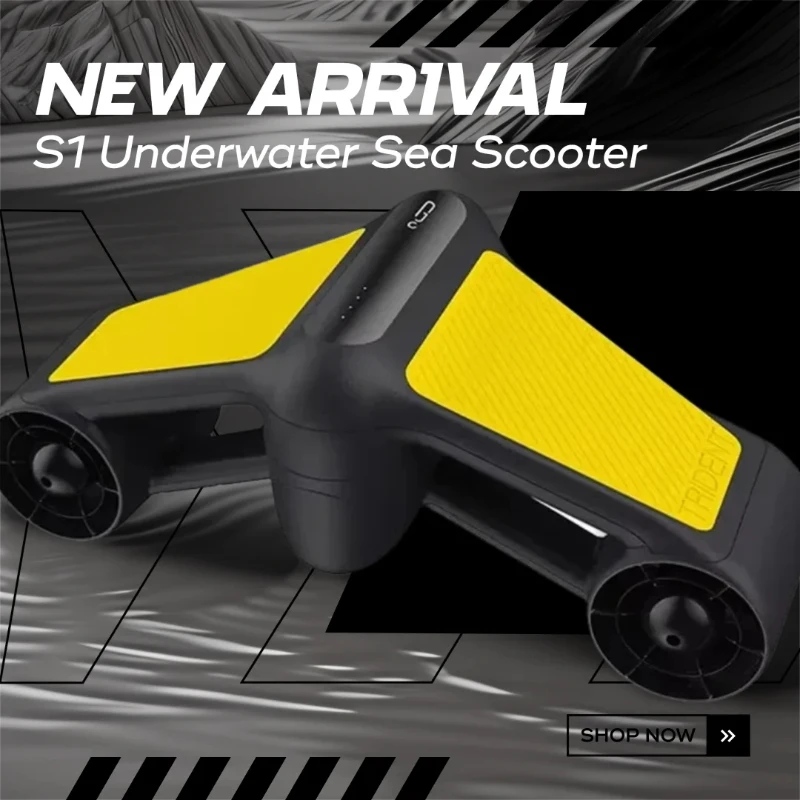 

S1 Underwater Sea Scooter | Dual Motors, 2-Speed, Replaceable Battery, 45min Runtime, Perfect for Snorkeling & Diving